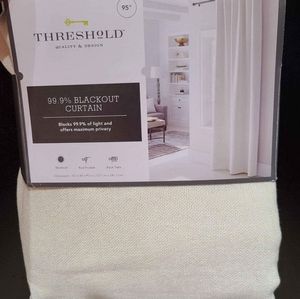 NWT Lined Blackout Single Panel-Aruba Linen 95x50"